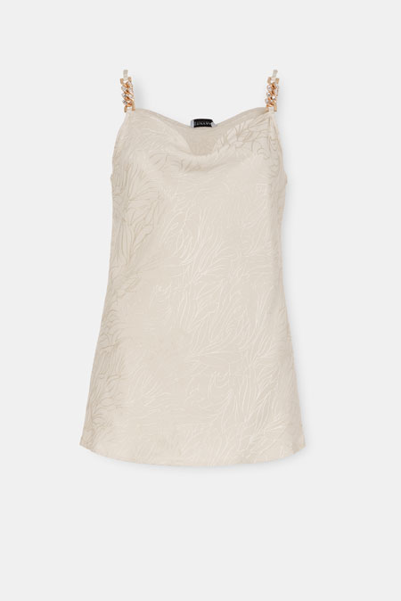 Top na bretele sa dekorativnim detaljima Tiffany Production